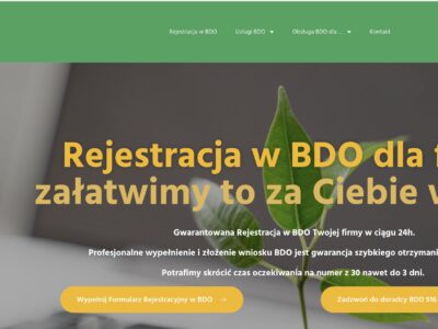 Jakie dane są potrzebne do rejestracji BDO – lista 2024
